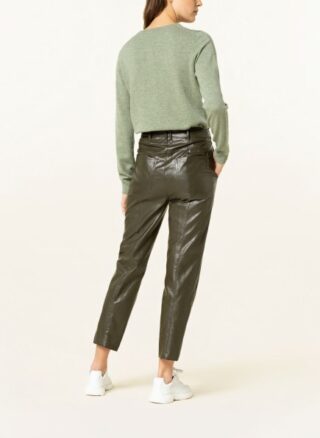 REPEAT Cashmere-Strickjacke Damen, Grün