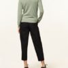 REPEAT Rollkragenpullover Damen, Grün