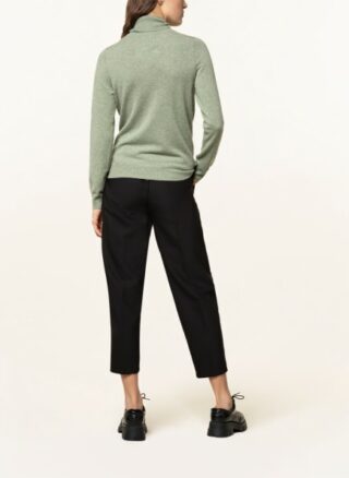 REPEAT Rollkragenpullover Damen, Grün