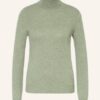 REPEAT Rollkragenpullover Damen, Grün