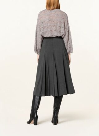 RIANI Faltenrock Damen, Grau