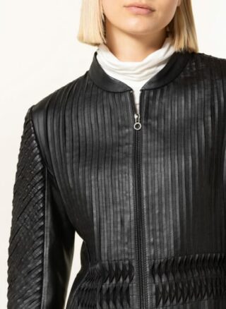 RIANI Lederjacke Damen, Schwarz