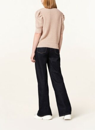 RIANI mit Seide Halbarm-Pullover Damen, Beige