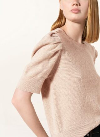 RIANI mit Seide Halbarm-Pullover Damen, Beige