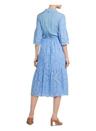 RINASCIMENTO Spitzenkleid Damen, Blau