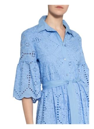 RINASCIMENTO Spitzenkleid Damen, Blau
