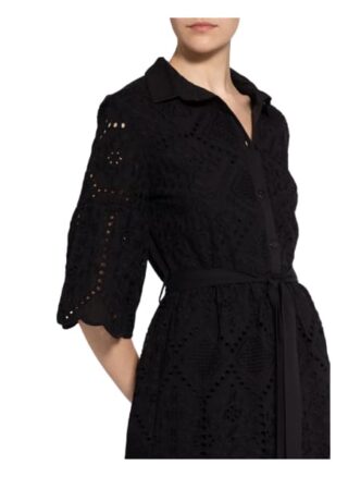 RINASCIMENTO Spitzenkleid Damen, Schwarz