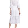 RINASCIMENTO Spitzenkleid Damen, Weiß
