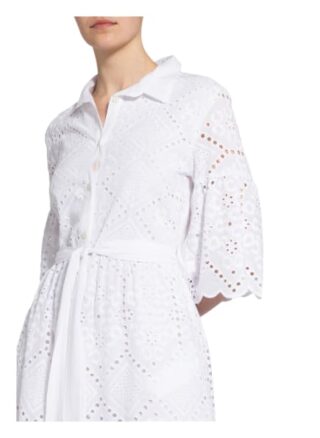 RINASCIMENTO Spitzenkleid Damen, Weiß