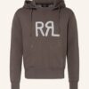 RRL Hoodie Herren, Schwarz