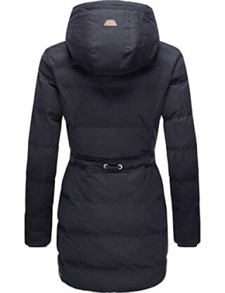 Ragwear Ashani Puffy Steppmantel Damen, Blau
