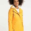 Ragwear Marge Regenjacke Damen, Gelb