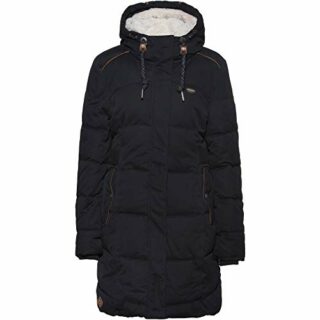 Ragwear Mershel Steppmantel Damen, Schwarz