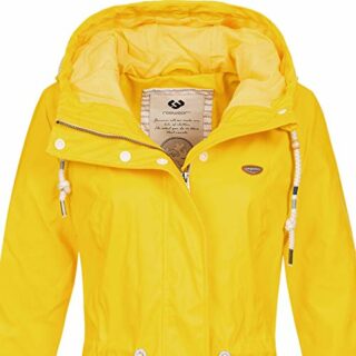 Ragwear Monadis Rainy 1911-60037 Regenjacke Damen, Gelb