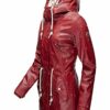 Ragwear Monadis Rainy Regenjacke Damen, Rot