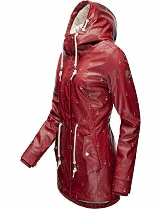 Ragwear Monadis Rainy Regenjacke Damen, Rot