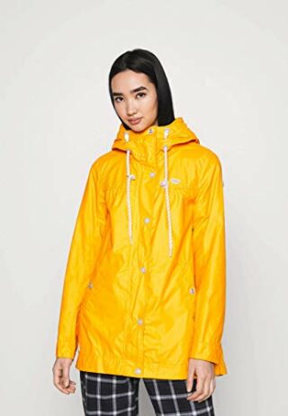 Ragwear Nyja Regenjacke Damen, Gelb