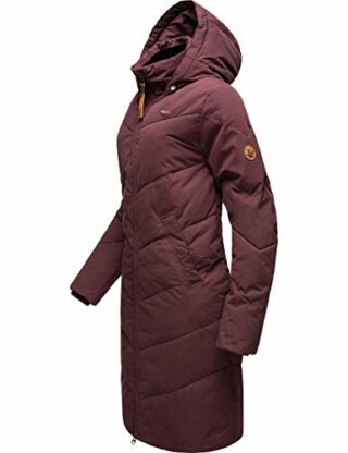 Ragwear Steppmantel Damen, Rot