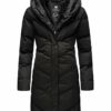 Ragwear Steppmantel Damen, Schwarz