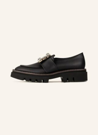 Ras Bailey Loafer Damen, Schwarz