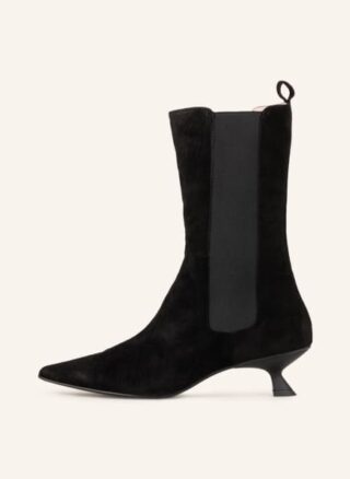 Ras Genoves Chelsea-Stiefeletten Damen, Schwarz
