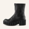 Ras Kubrick Biker Boots Damen, Schwarz