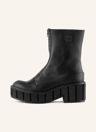 Ras Kubrick Biker Boots Damen, Schwarz