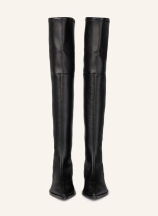 Ras Sato Overknee-Stiefel Damen, Schwarz