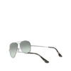 Ray-Ban rb3689 Sonnenbrille Damen, Silber