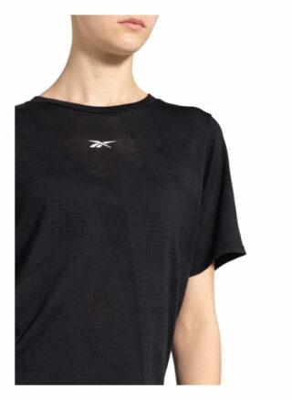 Reebok Burnout T-Shirts Damen, Schwarz