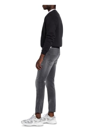 Replay Anbass Hyperflex Re-Used Slim Fit Jeans Herren, Grau