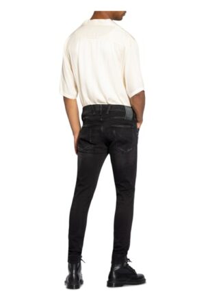 Replay Bronny Hyperflex Re-Used Slim Fit Jeans Herren, Schwarz