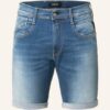 Replay Jeans-Shorts Herren, Blau
