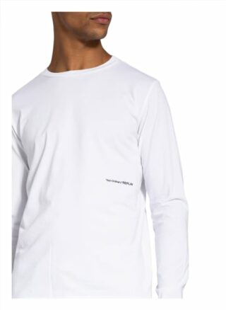 Replay Longsleeve Herren, Weiß