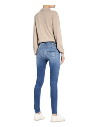 Replay Luzien Skinny Jeans Damen, Blau