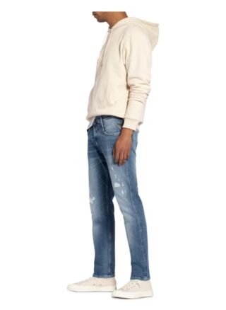 Replay Slim Fit Jeans Herren, Blau