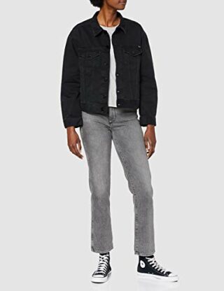 Replay W311 Jeansjacke Damen, Schwarz