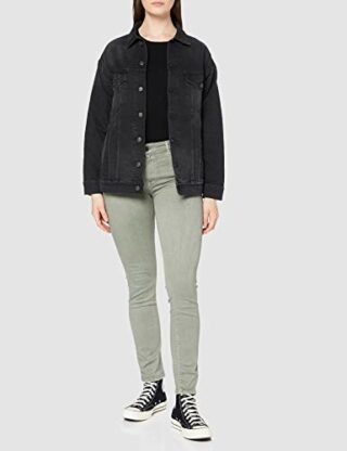 Replay W7514 Jeansjacke Damen, Grau