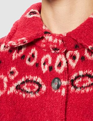 Replay W7685 .000.52468 Wollmantel Damen, Rot