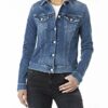 Replay WA7651 Jeansjacke Damen, Blau