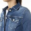 Replay WA7651 Jeansjacke Damen, Blau