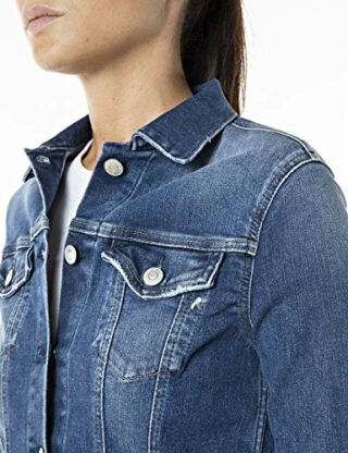 Replay WA7651 Jeansjacke Damen, Blau