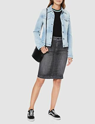 Replay WA7651.000.661 Jeansjacke Damen, Blau