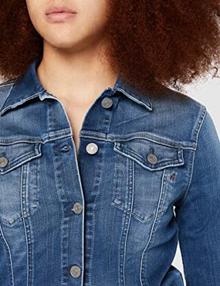 Replay WA7651.000.661 Jeansjacke Damen, Blau