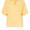 SAMSØE SAMSØE Amaris Strick-Shirt Damen, Gelb