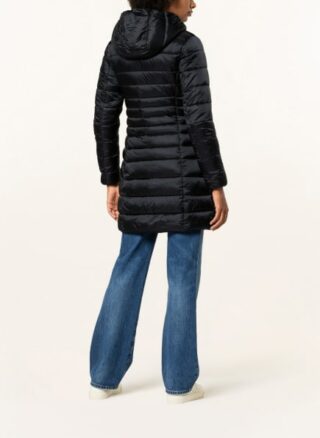 SAVE THE DUCK Iris Camille Steppmantel Damen, Schwarz
