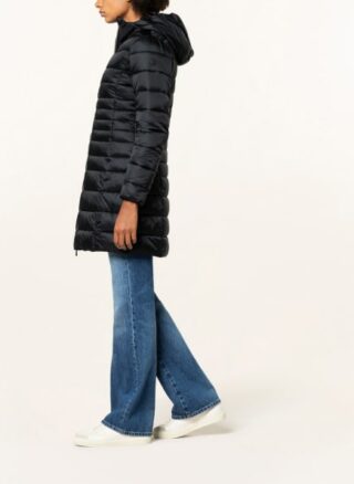 SAVE THE DUCK Iris Camille Steppmantel Damen, Schwarz