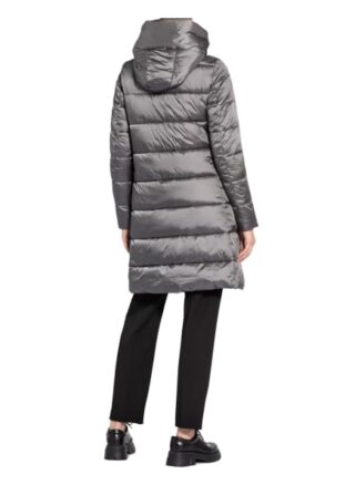 SAVE THE DUCK Iris Steppmantel Damen, Grau