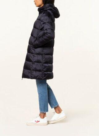 SAVE THE DUCK Iris Steppmantel Damen, Schwarz