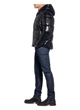 SAVE THE DUCK Luck Steppjacke Herren, Schwarz